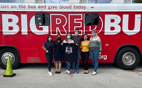Pediatric Interest Group at mobile blood drive