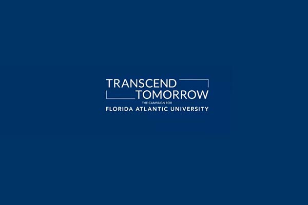 Transcend Tomorrow - Florida Atlantic University Logo