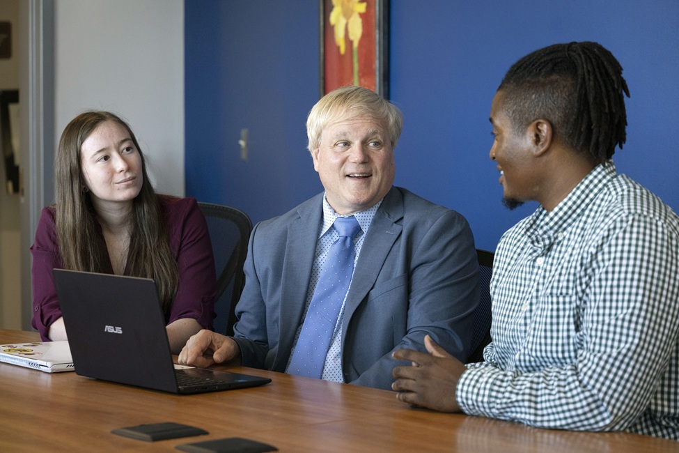 Professor and Students 