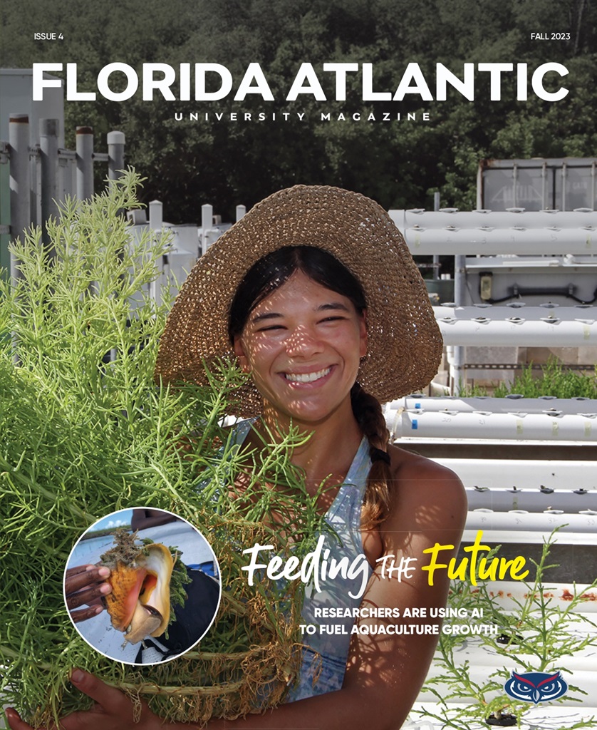 Florida Atlantic University - Fall 2023 magazine cover