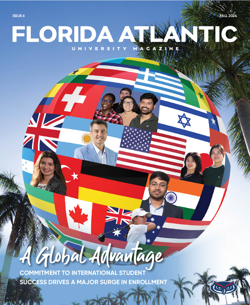 Florida Atlantic University - Fall 2024 magazine cover