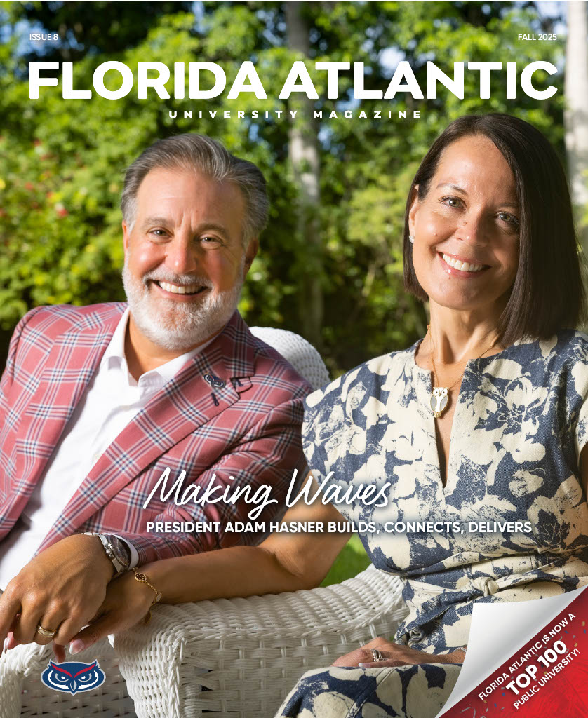 Florida Atlantic University - Fall 2025 magazine cover