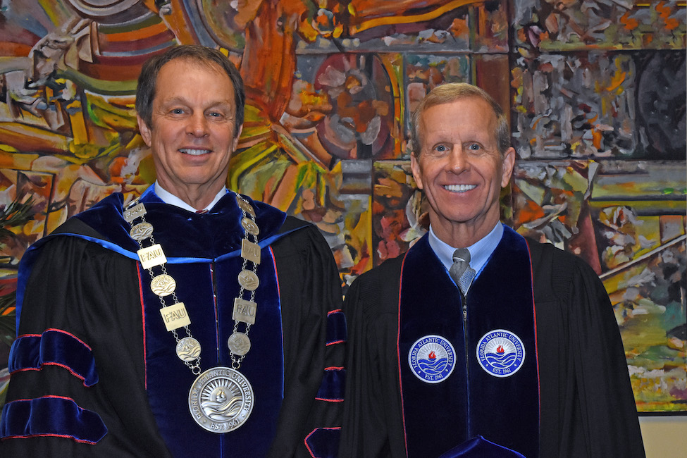 FAU President John Kelly and Frank T. Brogan