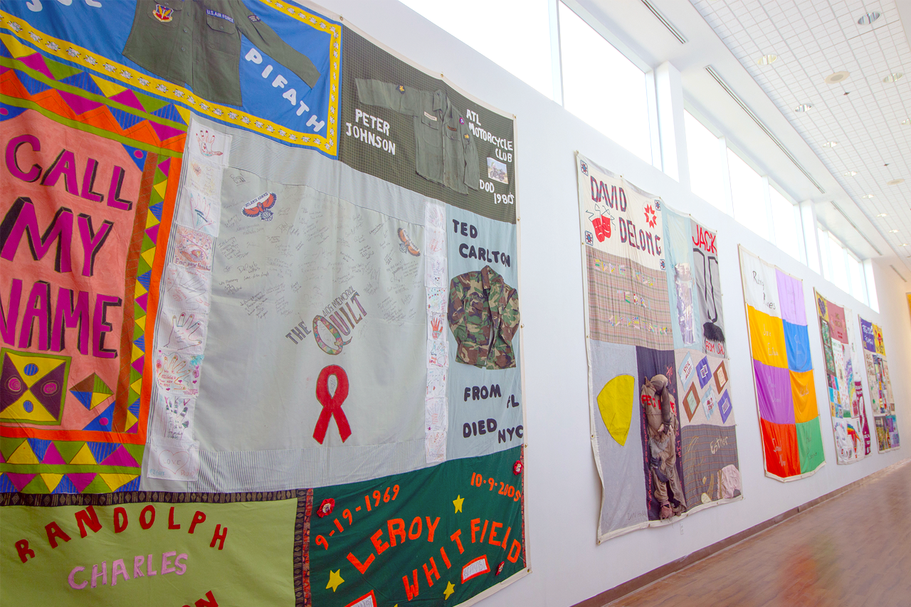 UNIVERSITY GALLERIES AT FAU PRESENTS 'AIDS MEMORIAL QUILT'