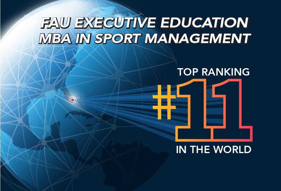 FAU's Sport Management MBA Ranked No. 11 Worldwide