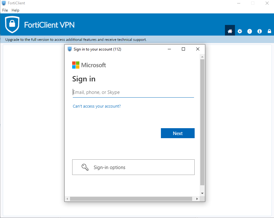 Forticlient VPN