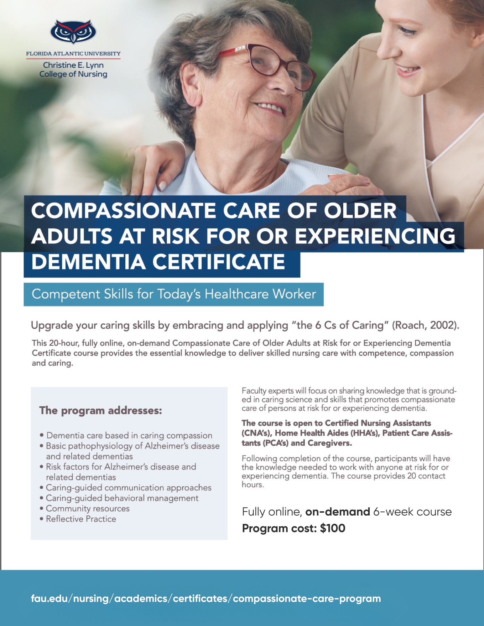 Compassionate Care cert flyer
