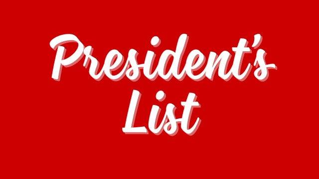 President's List 