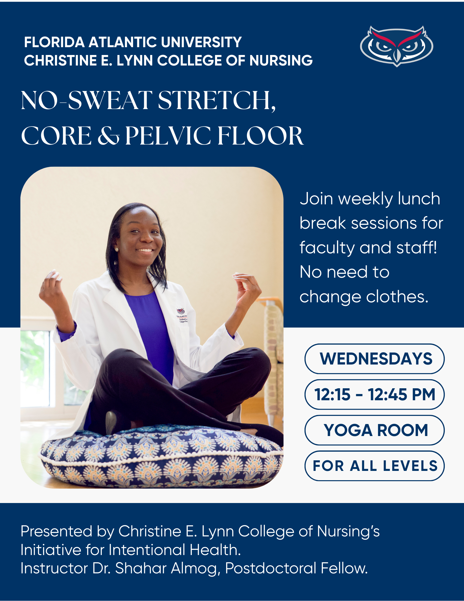 No Sweat and Stretch sessions 