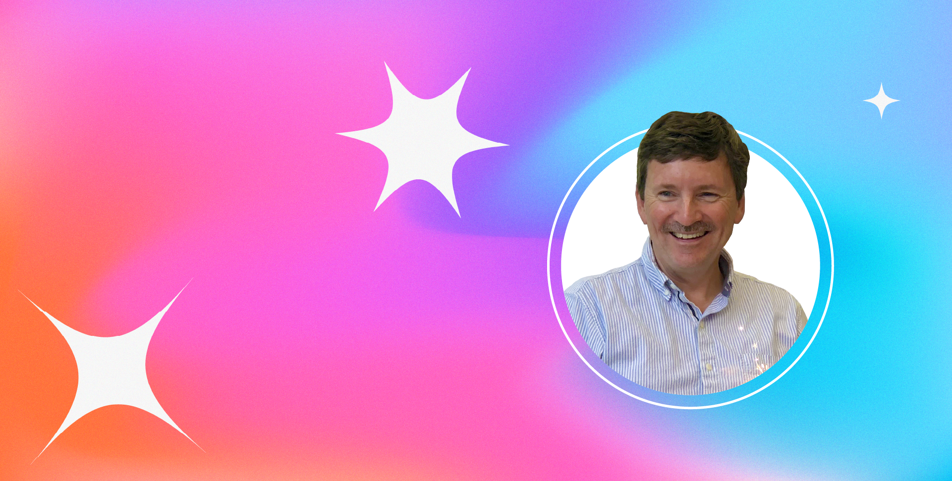 image of Dan Flynn on colorful background