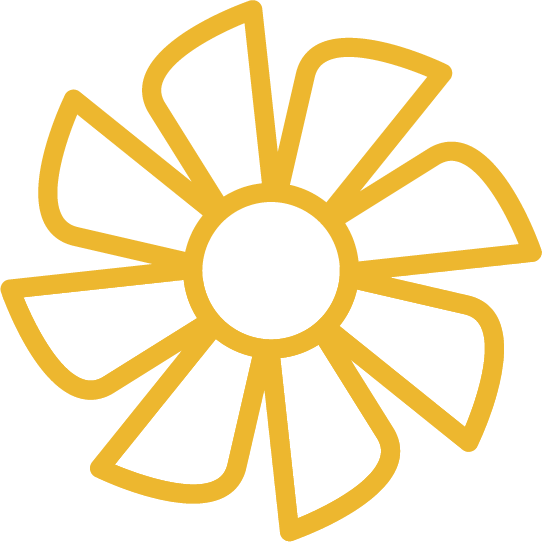yellow turbine icon