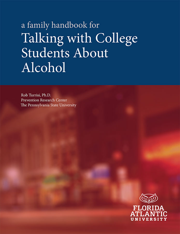 a family handbook for Talking with College Students About Alcohol 