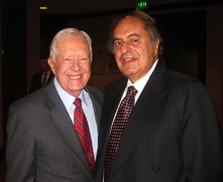 Leon Charney with President Carter
