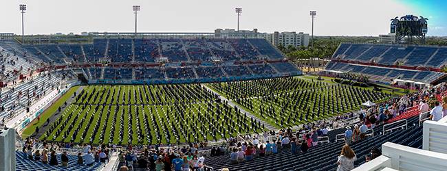 commencement at fau stadium