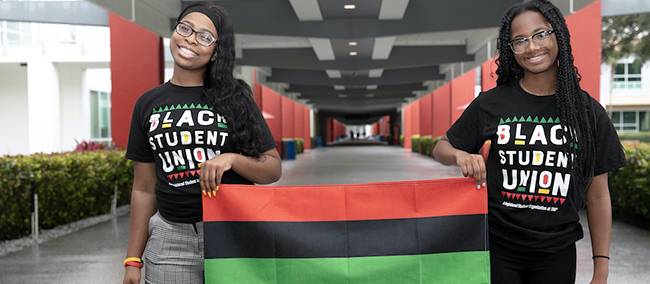 two african american students