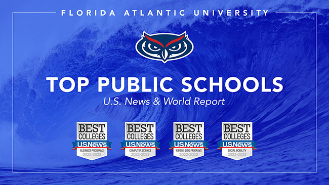 FAU Moves Up in ‘U.S. News & World Report’ Rankings