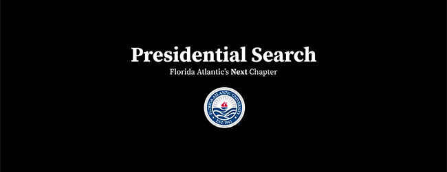 FAU’s Presidential Search Begins