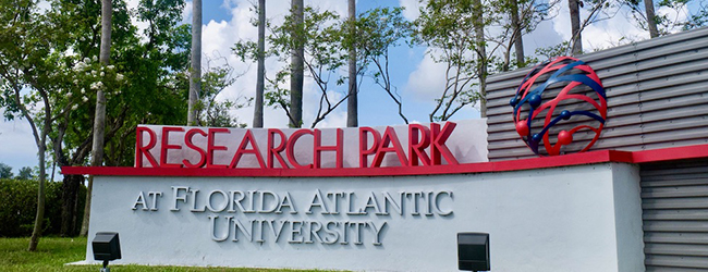 Proud to Lead the Research Park at Florida Atlantic 