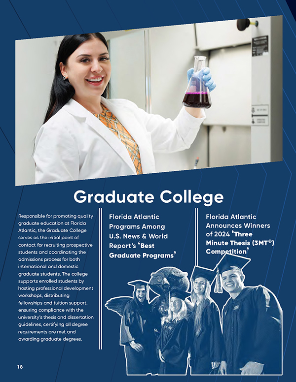 Graduate student in lab (Graduate College)