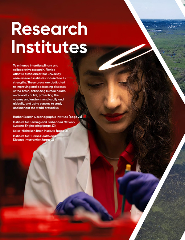 Researcher in lab setting