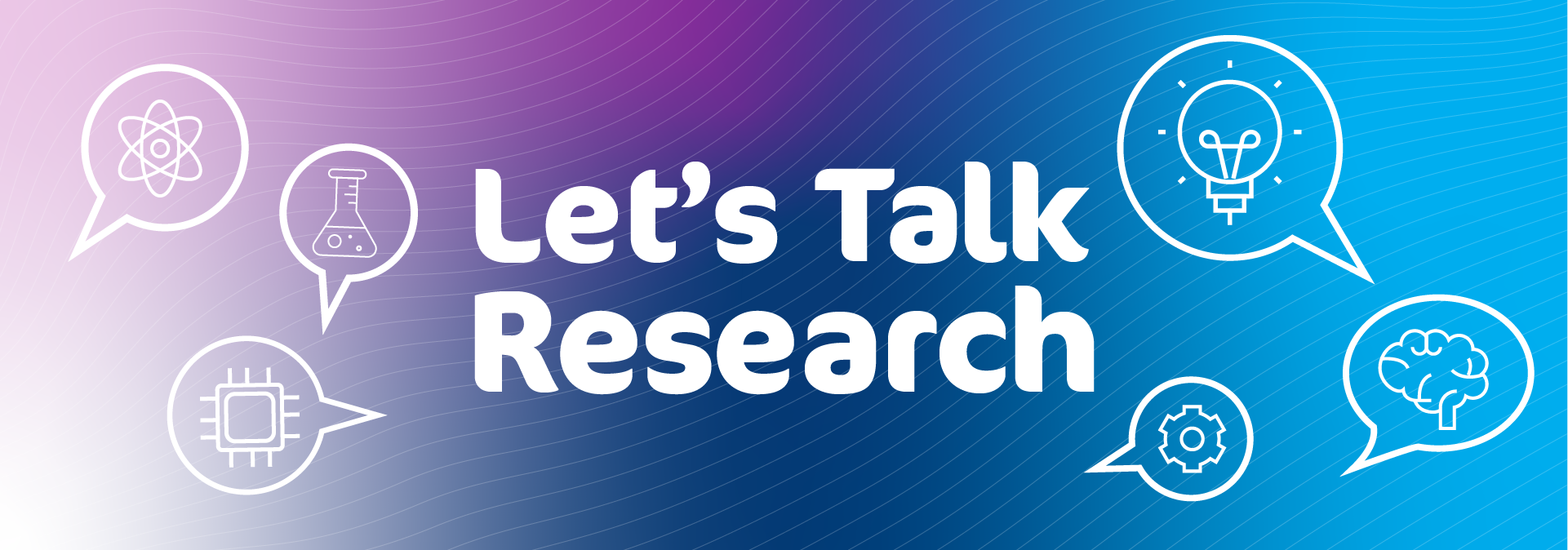 let's talk research banner