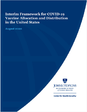 Interim Framework for COVID-19 Vaccine Allocation and Distribution in the United States