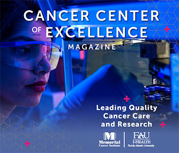 Cancer Center of Excellence magazine cover