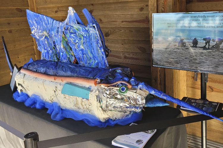 Marine Debris Art Now on Display