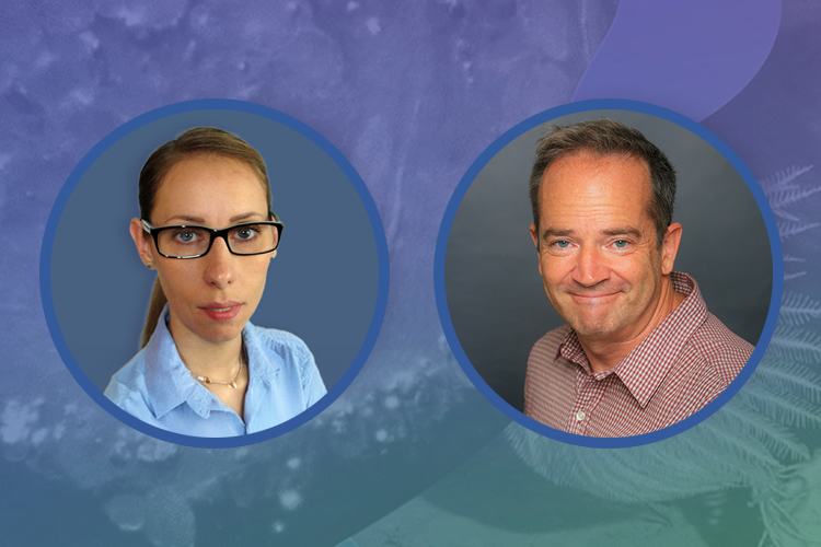 Jana Boerner, Ph.D., left; and Tracy Mincer, Ph.D.