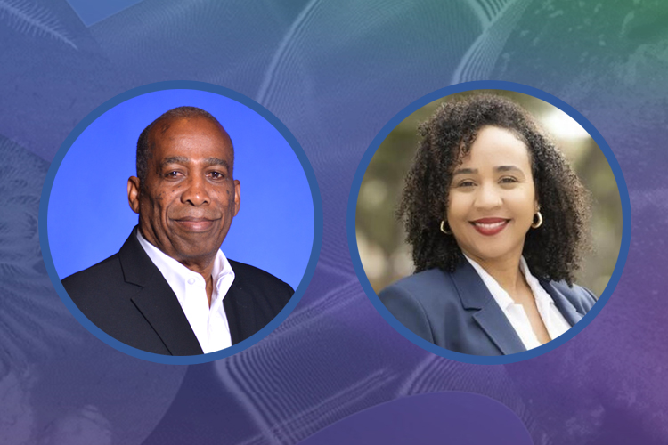 Rupert Rhodd, left; Marva White