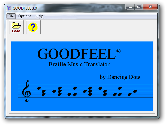 GoodFeel Braille Music Translator