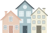 image of houses - decorative