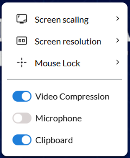 Apporto cloude scale selections