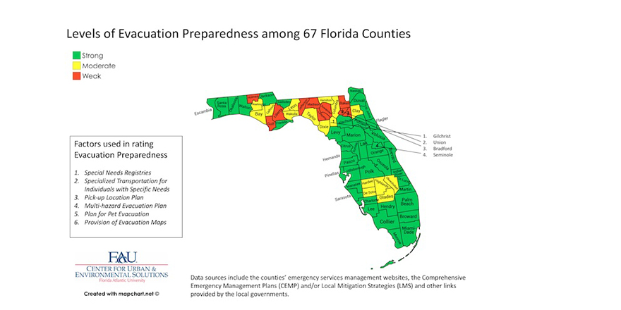 Evacuation Preperation Map