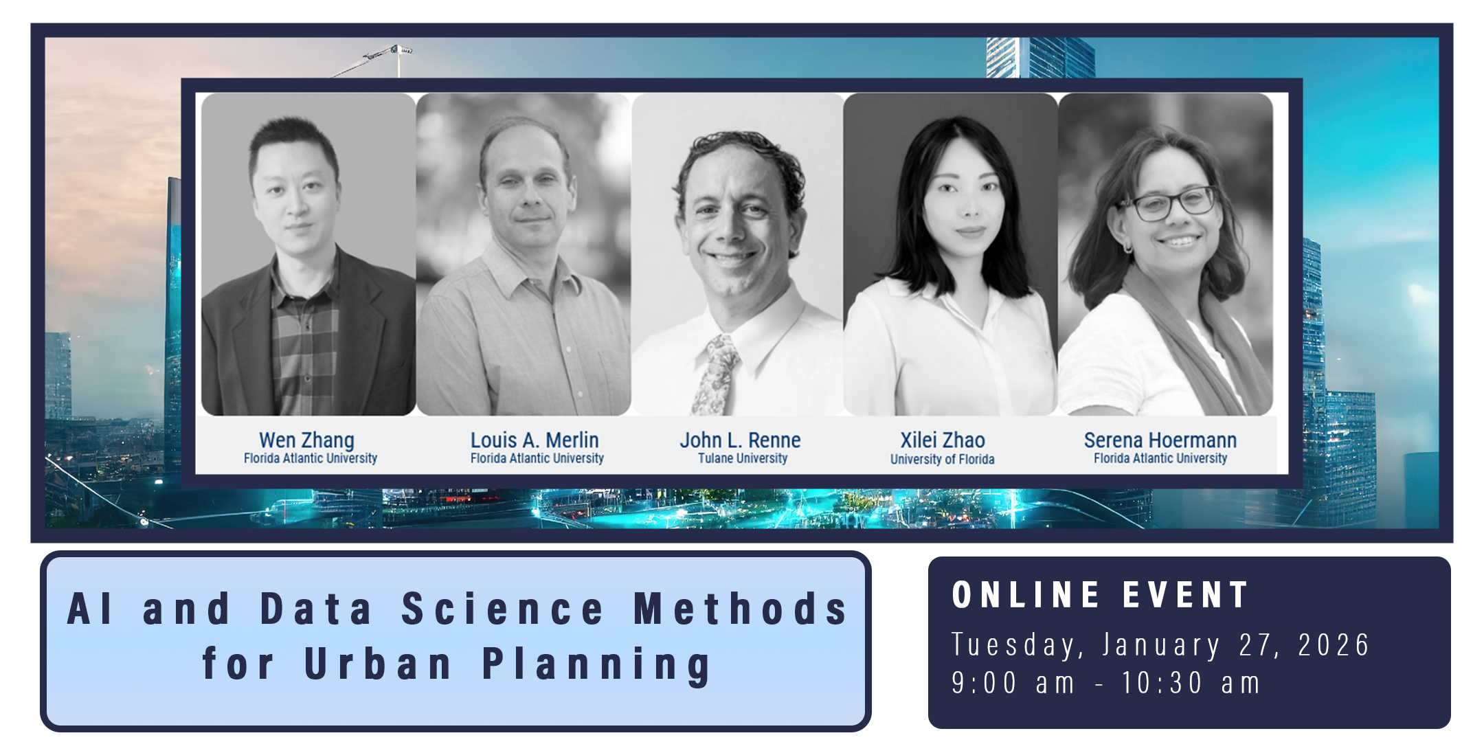 AI and Data Science Methods for Urban Planning