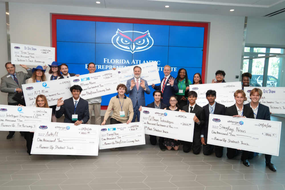 FAU ECOS Faculty, Student Ventures Shine at 18th Annual Business Pitch Competition 
