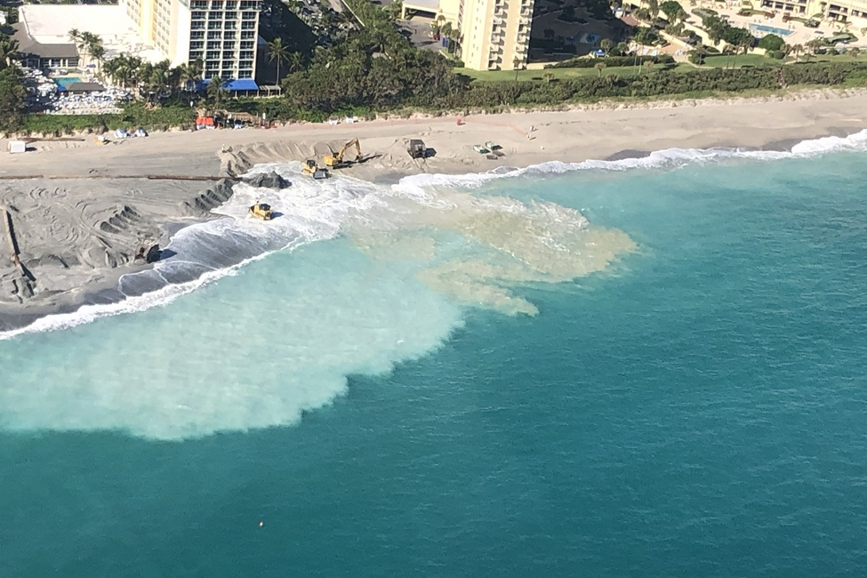 Triple Threat as Sharks, Beach Nourishment and Murky Waters Collide Triple Threat as Sharks, Beach Nourishment and Murky Waters Collide