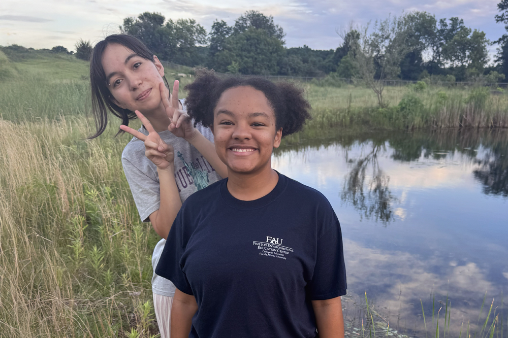 Making Memories in Michigan: Two Schmidt College of Science Undergraduates Share Their WLW-ECOS Summer Externship Experiences
