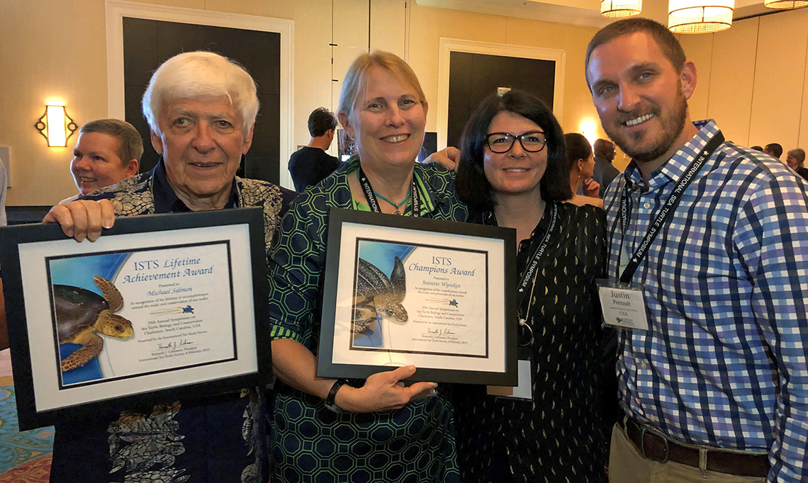 SEA TURTLE RESEARCHERS RECIPIENTS OF CAREER AWARDS FOR CONSERVATION FEBRUARY, 2019 -- THE INTERNATIONAL