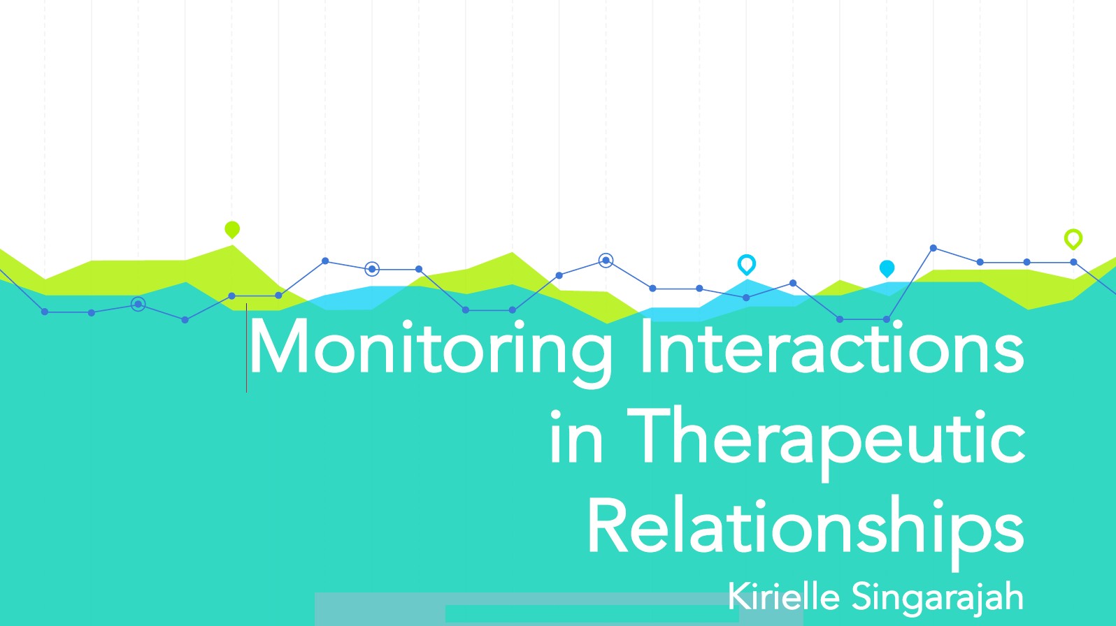 Slide 1: Title slide for monitoring interactions in therapeutic relationships presentation