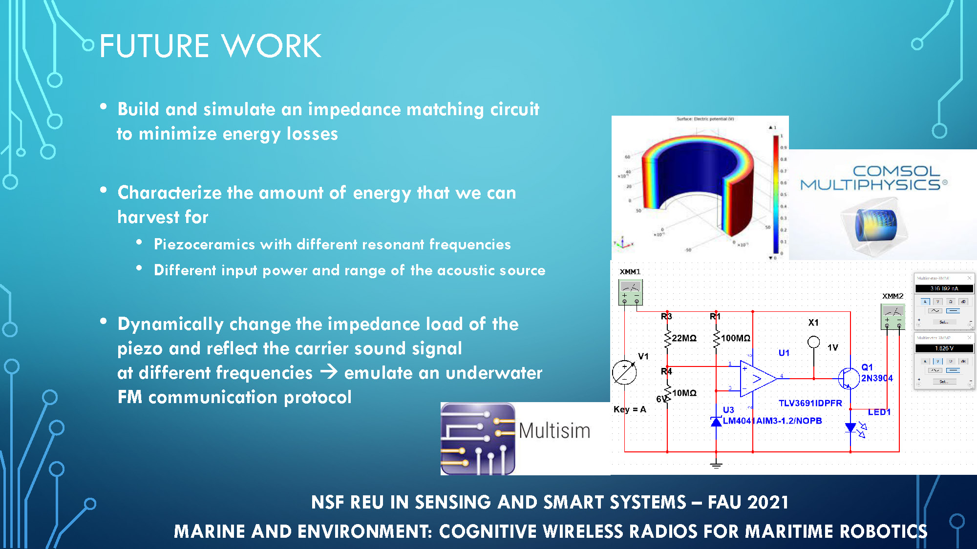 Slide 5: Future work - A circuit diagram