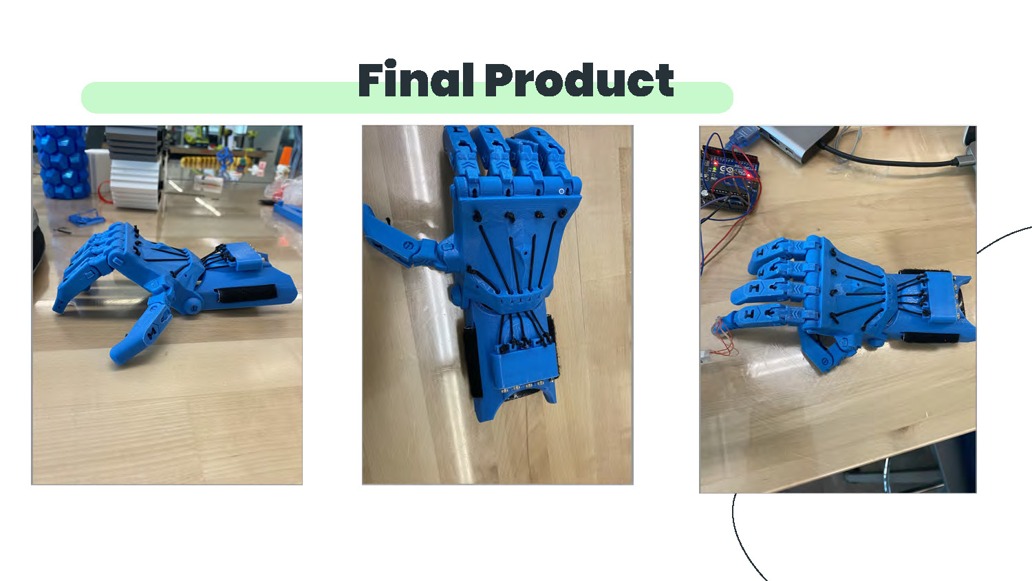 Slide 9: Final product demonstration