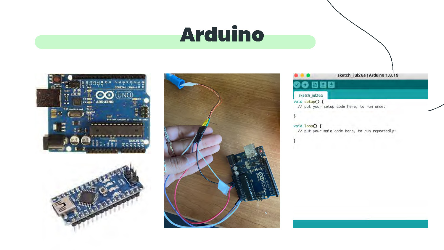 Slide 11: Arduino setup