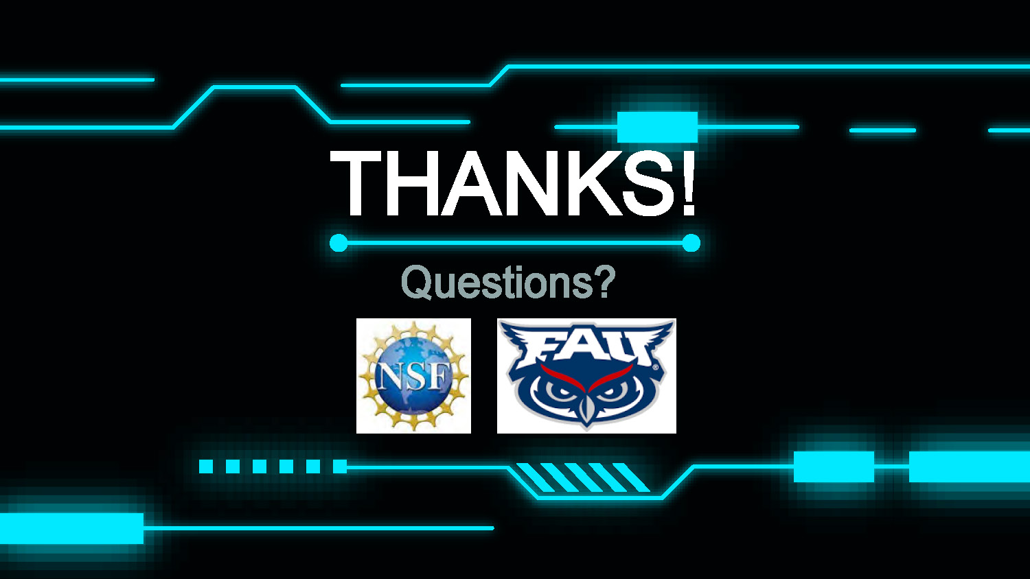 Slide 11: Thank you slide with questions prompt