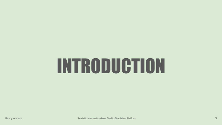 Slide 3: Section divider slide reading Introduction.