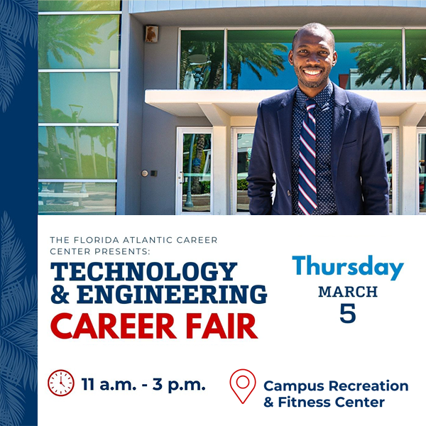 Florida Atlantic Technology & Engineering Career Fair - Spring 2026