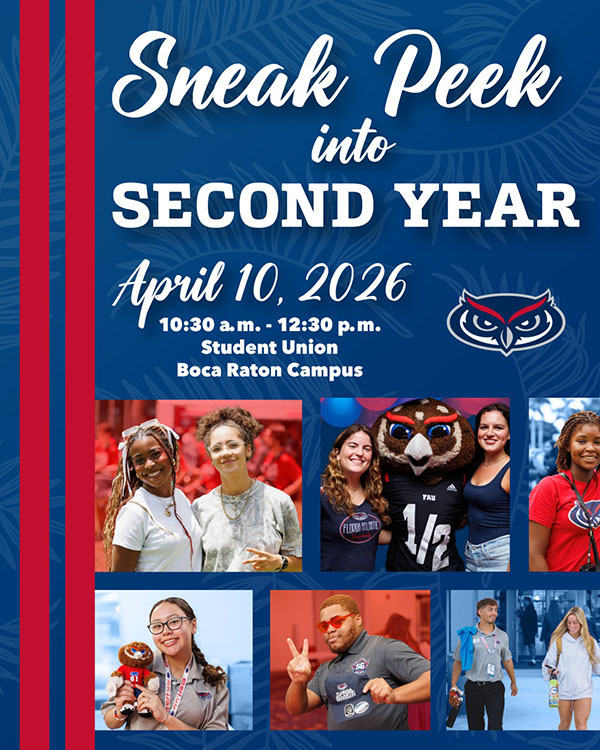 Sneak Peak Graphic with students of second year