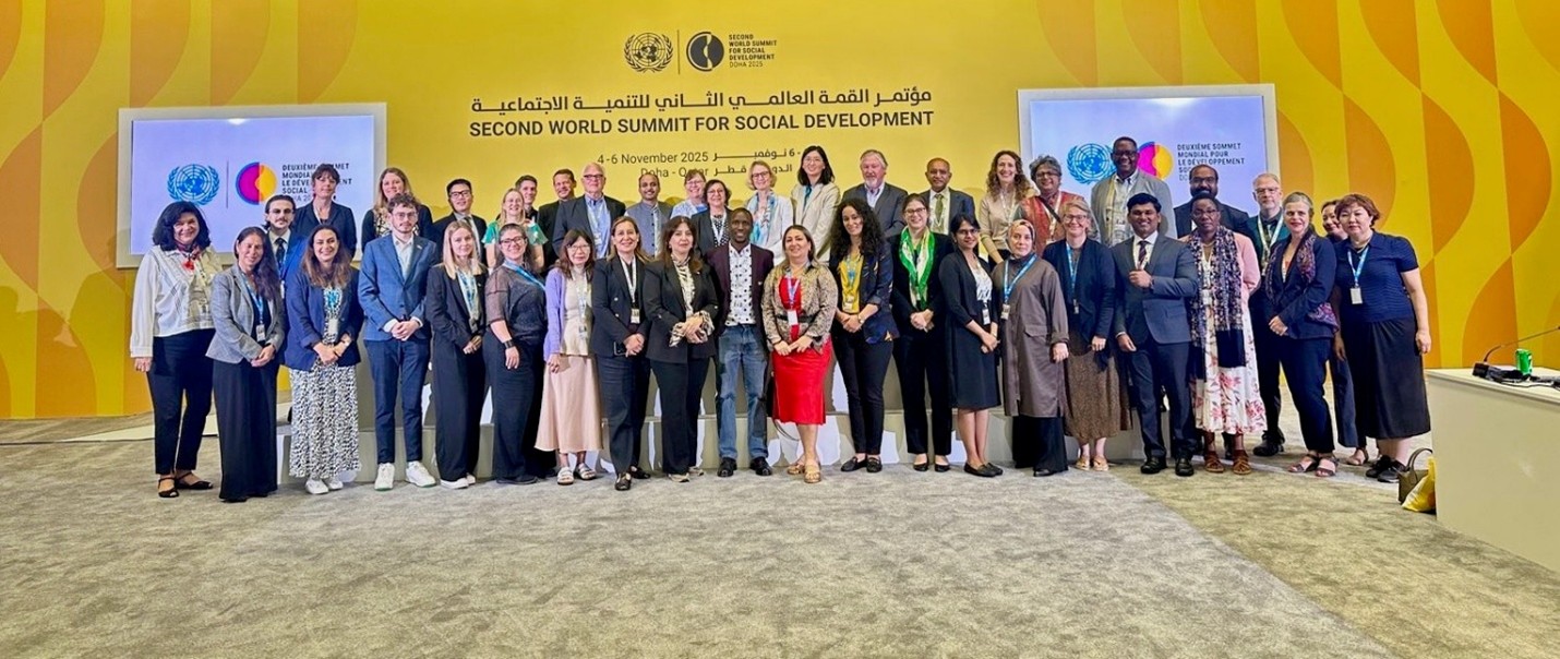 Group photo at the Second World Summit for Social Development