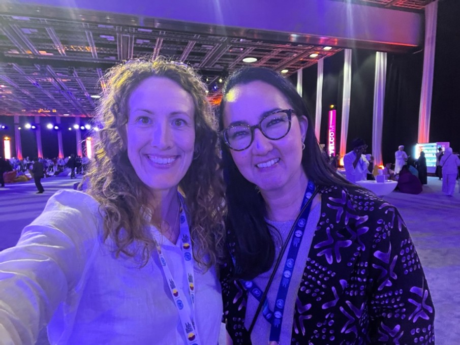 Colvin and Leyla Sharafi