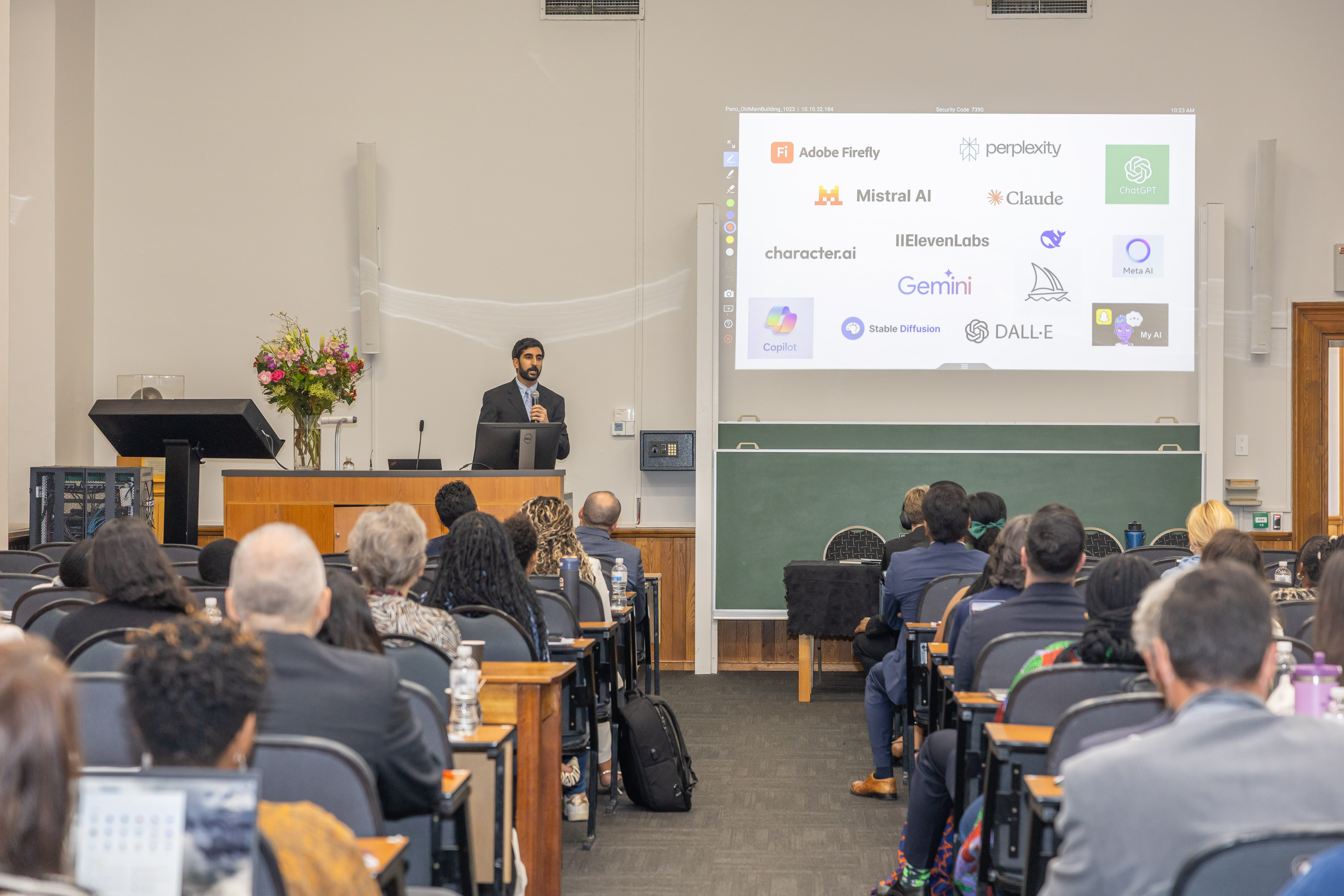 Dr. Hinduja giving a speach at the 2nd International Conference on Children's Rights